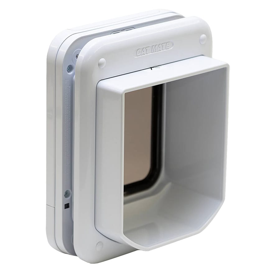 Cat Mate - Microchip-Activated Cat Door - White - product gallery photograph 4