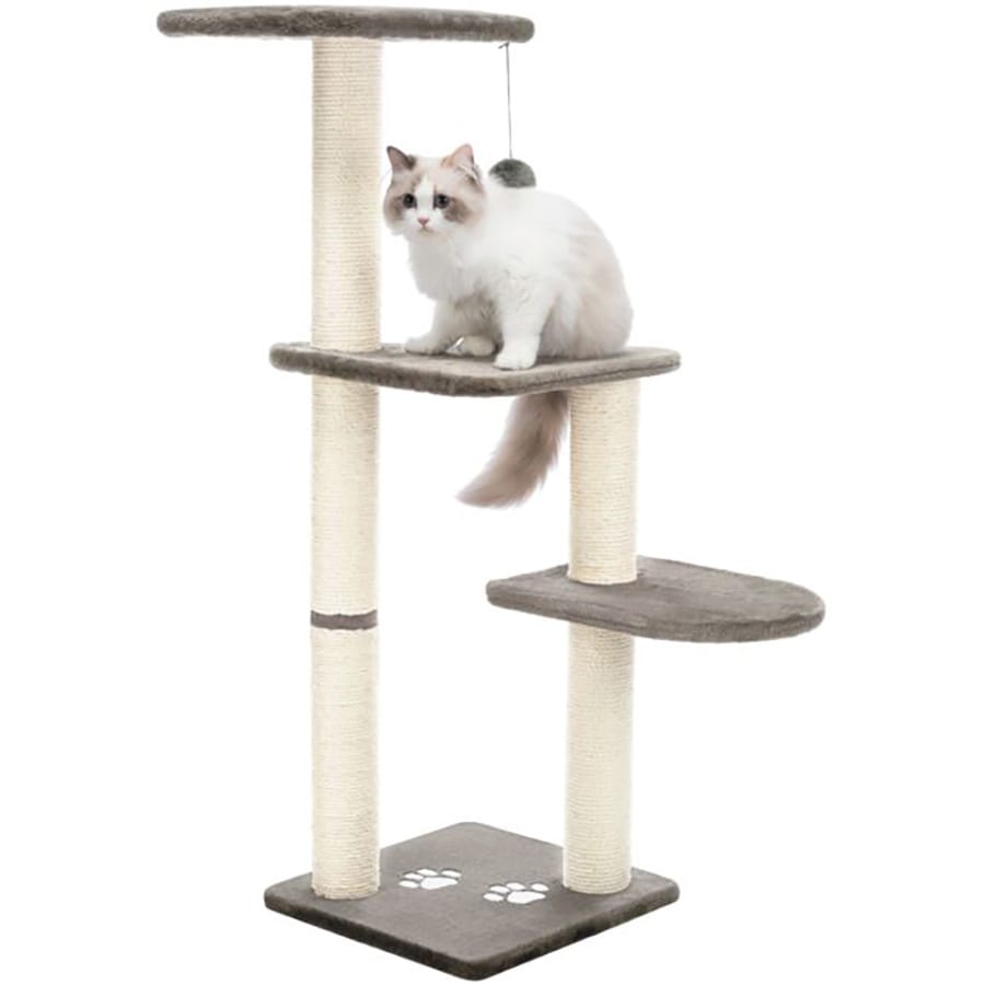 Trixie Multi-Level Cat Scratching Post & Activity Centre - Platinum Grey - additional product photo 3