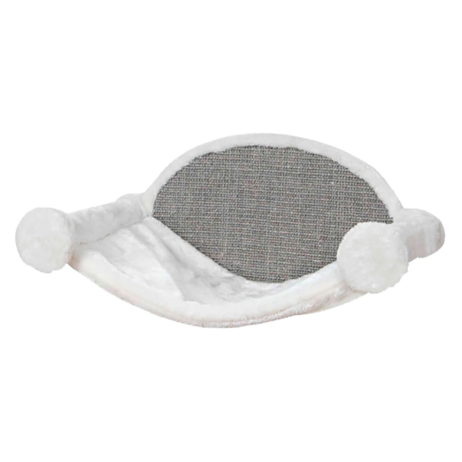 Trixie - Wall-Mounted Plush Cat Hammock - Grey - product gallery photograph 2