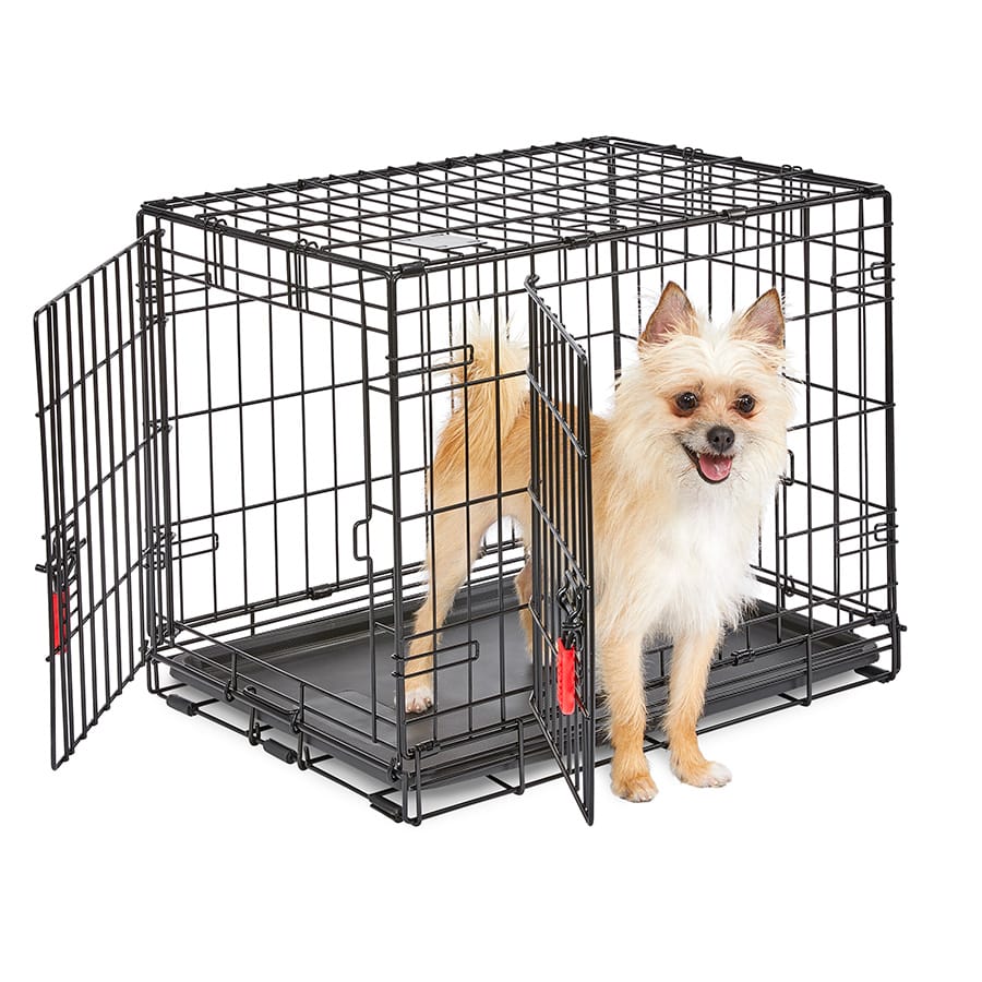 KONG - Foldable Two-Door Dog Crate - Small - product gallery photograph 2