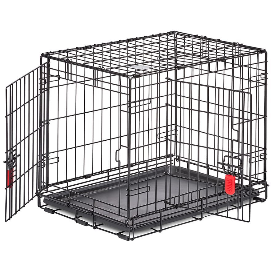 KONG - Foldable Two-Door Dog Crate - Small - product gallery photograph 3