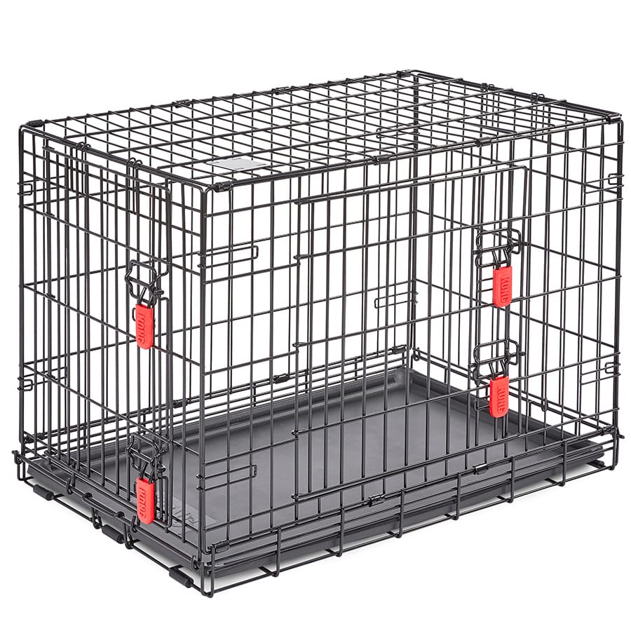 KONG - Foldable Two-Door Dog Crate - Medium - product gallery photograph 1