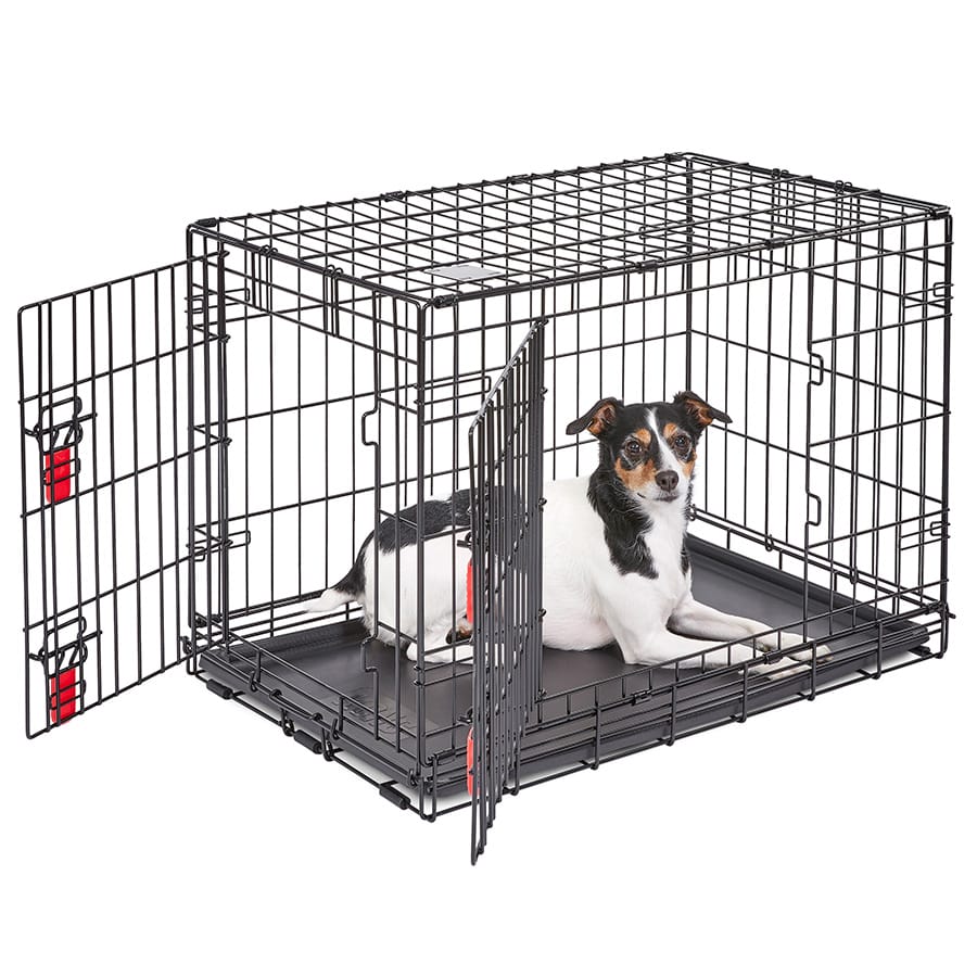 KONG - Foldable Two-Door Dog Crate - Medium - product gallery photograph 2