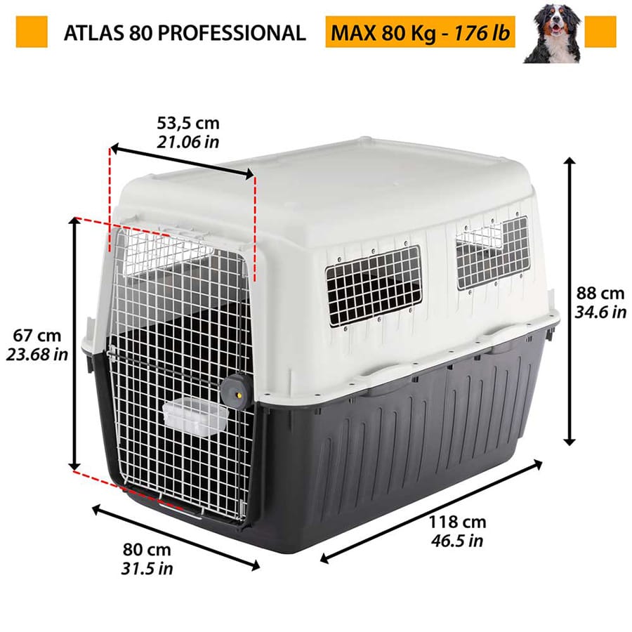 Ferplast - Professional Ventilated Pet Travel Carrier - Large - product gallery photograph 9