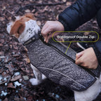 3 Peaks Insulated Bomber Dog Coat - Black Marl - additional product photo 6