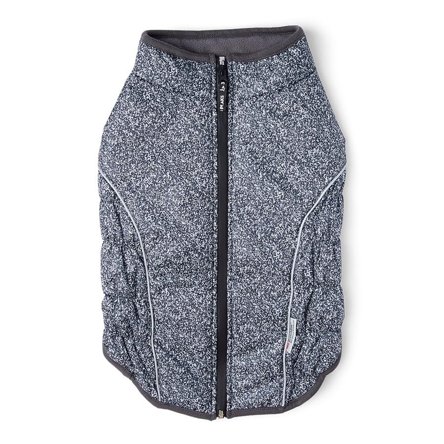 3 Peaks Insulated Bomber Dog Coat - Black Marl - additional product photo 7
