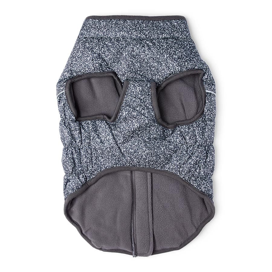 3 Peaks Insulated Bomber Dog Coat - Black Marl - additional product photo 9