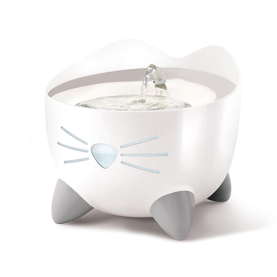 Catit - Stainless Steel Cat Drinking Fountain - White, 2.5L - product gallery photograph 2