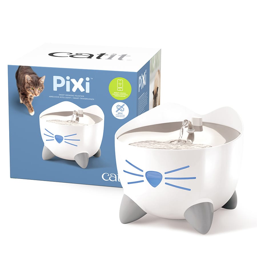 Catit - App-Controlled Cat Water Fountain - White - product gallery photograph 1