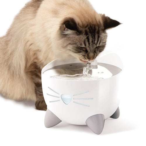 Catit - App-Controlled Cat Water Fountain - White - product gallery photograph 2