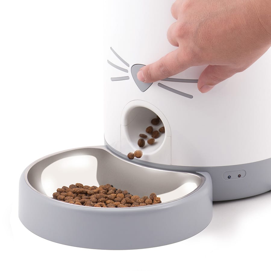 Catit - Automatic Smart Cat Food Feeder - White - product gallery photograph 5