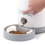 Catit - Automatic Smart Cat Food Feeder - White - product gallery photograph 5