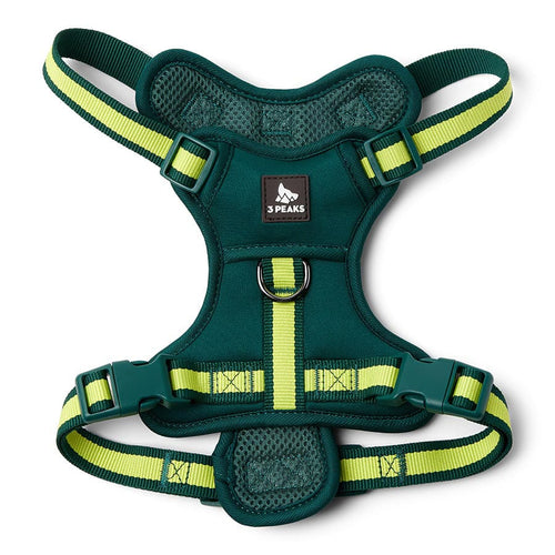 3 Peaks - Adventure Dog Harness - Green product photo