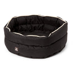 3 Peaks - Packable Round Travel Dog Bed - Black - product gallery photograph 3