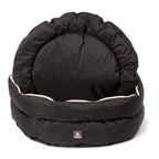 3 Peaks - Packable Round Travel Dog Bed - Black - product gallery photograph 4