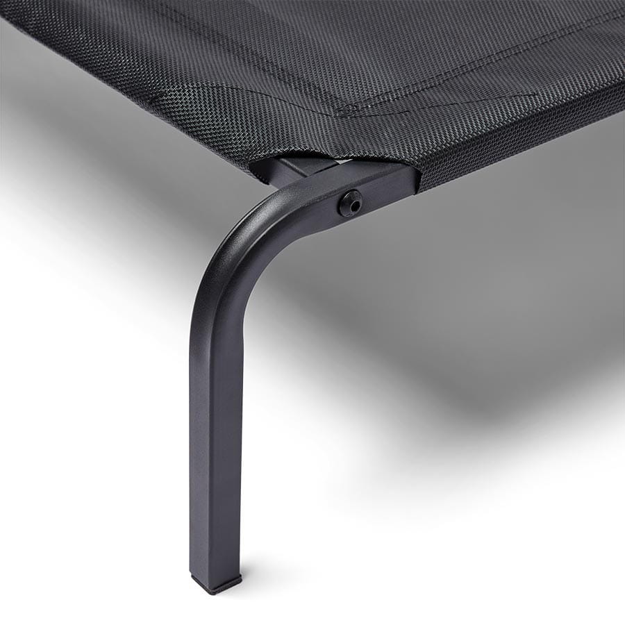 3 Peaks - Breathable Raised Dog Bed - Black - product gallery photograph 3