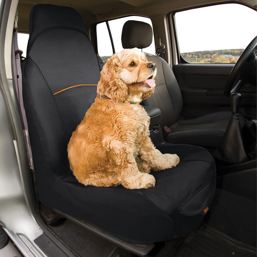 Kurgo - Protective Car Bucket Seat Cover - Black - product gallery photograph 1