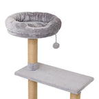 Pets at Home - Climb and Hide Multi-Level Cat Tower - Grey - product gallery photograph 2